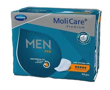 MoliCare Premium MEN PAD 5 druppels - 14 stuks, Verzenden, Nieuw