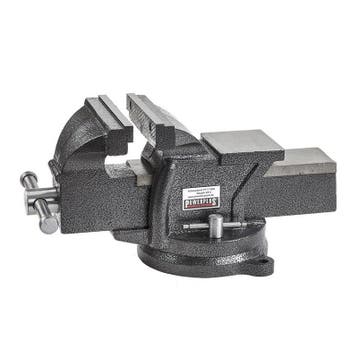 Professionele bankschroef 150 mm. draaibare uitvoering met, Ophalen of Verzenden, Nieuw