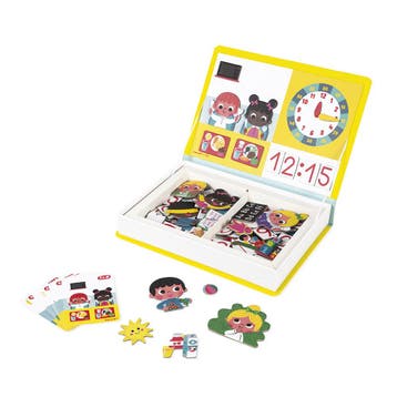 Janod Magnetibook - Klok kijken - E van €19,99 voor €17,99, Ophalen of Verzenden, Nieuw