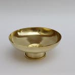 Pateen - Messing - hostieschaal met kruis