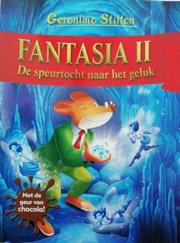 Fantasia II: De speurtocht naar het geluk / Geronimo, Verzenden, Zo goed als nieuw, Geronimo Stilton