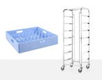 Afwaskorven Trolley - 7x 500x500 Mm, Hendi, 615x560x(h)1700m, Ophalen of Verzenden, Nieuw