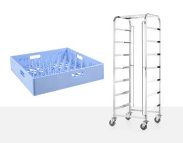 Afwaskorven Trolley - 7x 500x500 Mm, Hendi, 615x560x(h)1700m, Ophalen of Verzenden, Nieuw