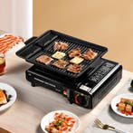 Draagbaar gasfornuis met windbescherming 2900W compact, Verzenden, Nieuw