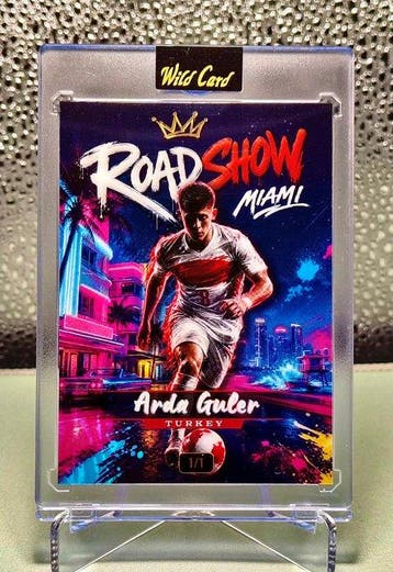 2026 Wild Card 1/1 Rare Miami Arda Güler Enige, Nieuw