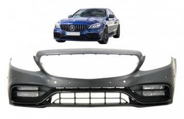 Voorbumper Mercedes W205 S205 C63 AMG Facelift look, Ophalen of Verzenden, Nieuw