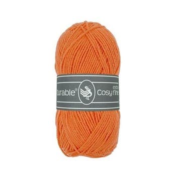 Durable Cosy Extra Fine 2194 Orange - Haakgaren / Breigaren, Ophalen of Verzenden, Nieuw, Breien of Haken, Wol of Garen