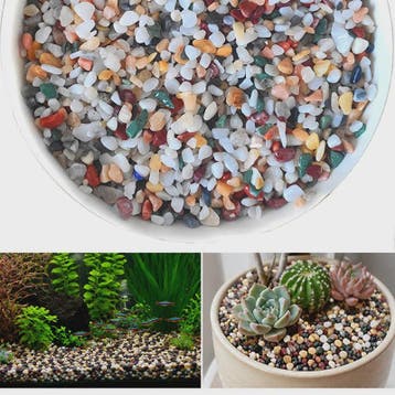 Kleurrijk Aquarium Grind & Bodemzand (200g-800g) - Decoratie, Dieren en Toebehoren, Vissen | Aquaria en Toebehoren, Verzenden