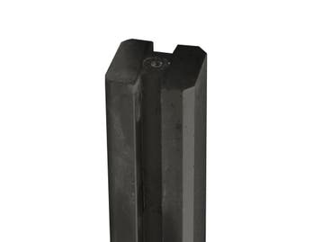 Beton Hoekpaal met Sleuf en Platte Kop 11.5 x 11.5 cm (115 x, Nieuw