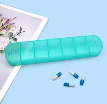 Pillen Organizer 7 Dagen – Draagbaar Medicijn Doosje, Verzenden, Nieuw