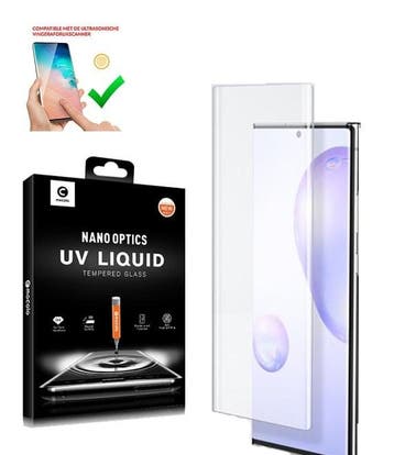 Galaxy Note 20 Ultra Premium UV Liquid Glue 3D Tempered Glas, Ophalen of Verzenden, Nieuw
