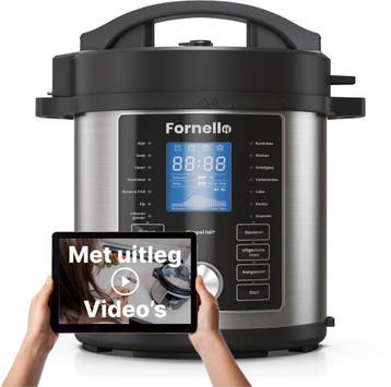 Fornello Rijstkoker met stomer Keramisch - Inc., Ophalen of Verzenden, Zo goed als nieuw