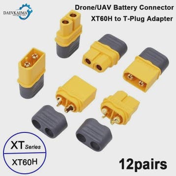 XT60H Connectoren Set (Male/Female) met Beschermhoes - 3-12, Verzenden, Nieuw