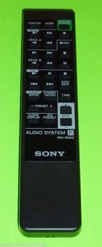 Afstandsbediening sony rm-s343, Audio, Tv en Foto, Ophalen of Verzenden, Nieuw, Origineel