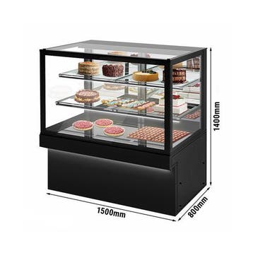 GGM Gastro | Koel- & Gebaksvitrine TORONTO - 1500mm - |, Verzenden, Nieuw in verpakking