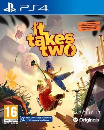 It Takes Two PS4 Garantie & morgen in huis!, Spelcomputers en Games, 2 spelers, Ophalen of Verzenden, Zo goed als nieuw, Vanaf 16 jaar