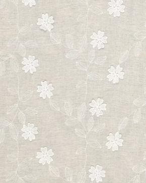 Broderie Katoen/Polyester Bloemen Naturel, Nieuw, Overige kleuren