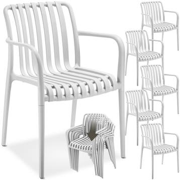 Tuinstoelen Alcudia, weerbestendig, stapelbaar, Verzenden, Nieuw