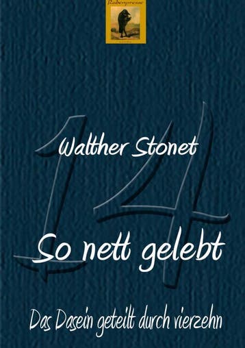 So Nett Gelebt | Walther Stonet | Nieuw, Ophalen of Verzenden, Nieuw, Walther Stonet