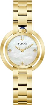Bulova 97L181 Classic Rubaiyat dames horloge 30 mm, Overige merken, Staal, Verzenden, Polshorloge