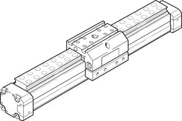 Festo Lineaire Aandrijving 40mm Boring 500mm Slag, Verzenden, Nieuw