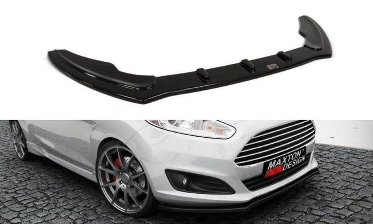 Voorspoiler Ford Fiesta Mk7 FL Glanzend Zwart, Auto-onderdelen, Carrosserie en Plaatwerk, Ophalen of Verzenden