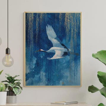 Japanse Zen Wanddecoratie: Canvas Print met Koi Vissen, Kraa, Verzenden, Nieuw