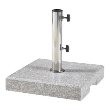 Parasolvoet Bomba parasolhouder graniet vierkant 38x38x6,5 c, Tuin en Terras, Verzenden, Nieuw