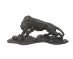 Bronzen beeld van een tijger, Japan, Meiji periode 1868-1912, Antiek en Kunst
