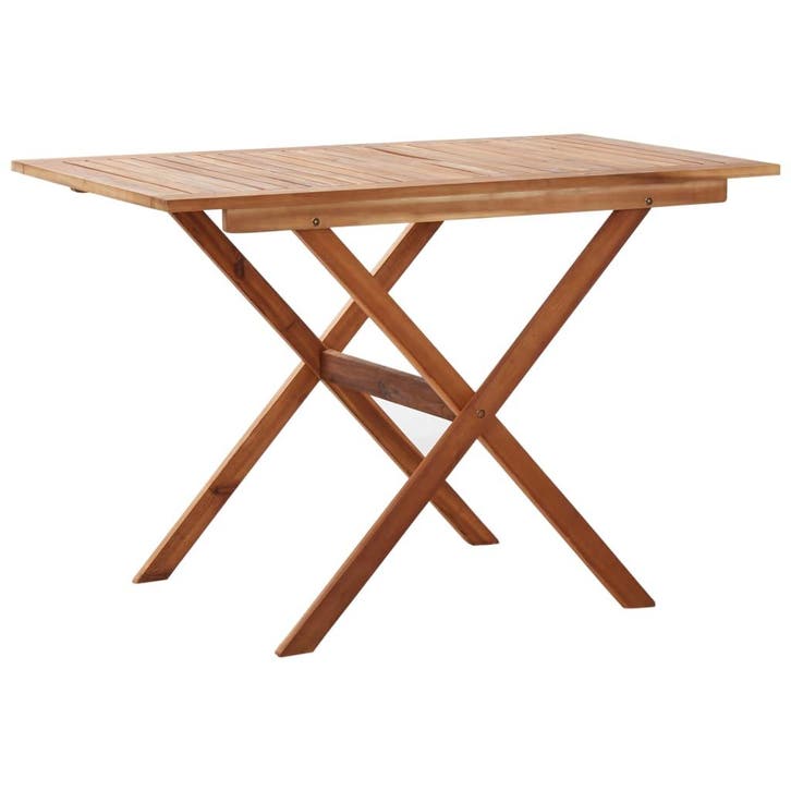 vidaXL Tuintafel 110x67x74 cm massief acaciahout, Tuin en Terras, Tuintafels, Nieuw, Verzenden
