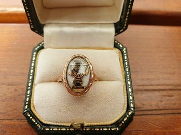 Ring goud - Rouwring, Nieuw