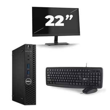Dell Optiplex 3050  -   i5-7e  - 8GB  - 256GB  + 1x 22 inch, Computers en Software, 7e Generatie, Qwerty, Verzenden, 8 GB