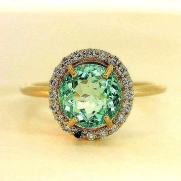 Zonder minimumprijs - Ring - 14 karaat Witgoud, 1,89 gram, Nieuw