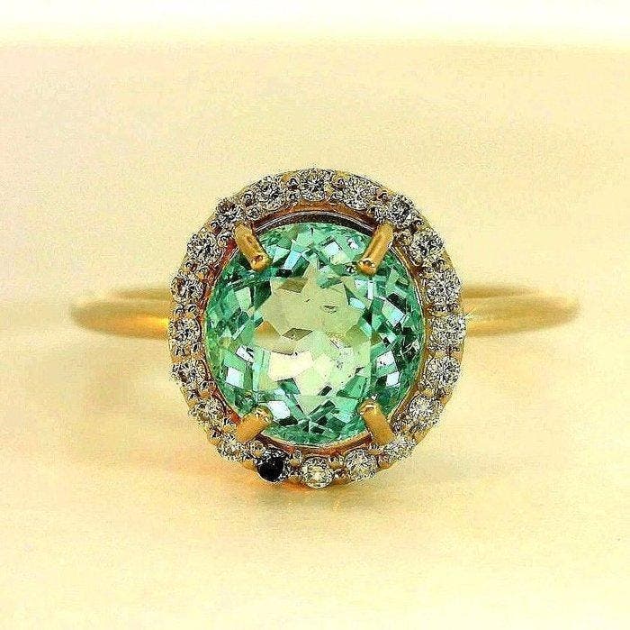 Zonder minimumprijs - Ring - 14 karaat Witgoud, 1,89 gram, Sieraden, Tassen en Uiterlijk, Ringen