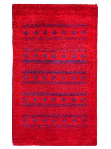Gabbeh - Vloerkleed - 93 cm - 63 cm - Handgeknoopt uit wol, Nieuw