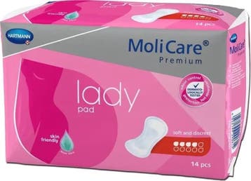 Molicare Premium Lady Pad 4 Druppels - 14 stuks, Verzenden, Nieuw