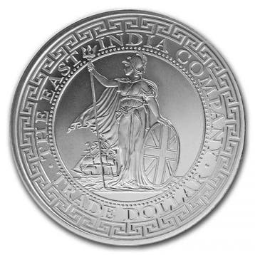 Britse Trade Dollar 1 oz 2018 (10.000 oplage), Verzenden, Munten