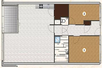 Appartement De Halte in Ede, Huizen en Kamers, Huizen te huur, Gelderland, Via bemiddelaar, Ede, Appartement