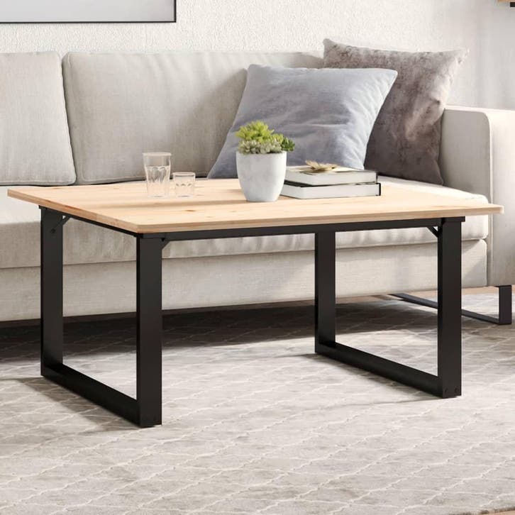 vidaXL Salontafelpoten O-frame 80x70x43 cm staal, Huis en Inrichting, Tafelonderdelen, Nieuw, Verzenden
