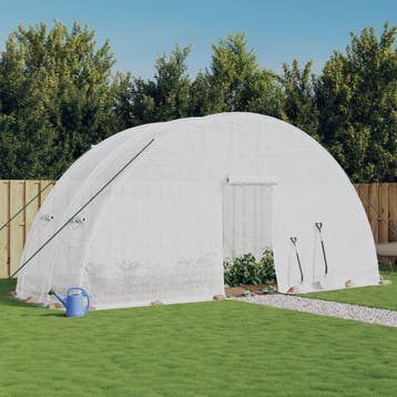 vidaXL Tuinkas met stalen frame 12 m² 6x2x2,85 m, Verzenden, Nieuw