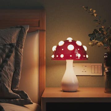 Amanita Paddenstoel Lamp met LED - Sfeervolle Decoratie voor, Huis en Inrichting, Verzenden, Nieuw