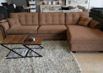 Loungebank Groenveld - loungebanken - Bruin, Huis en Inrichting, Nieuw, Stof