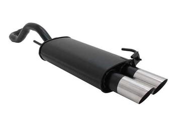 Novus sportuitlaat VW Polo 6N/6N2 1994-2001 2x76mm MS, Verzenden, Nieuw