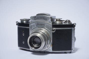 Ihagee Exacta + Trioplan Meyer Görlitz 2,9/50mm | Single, Nieuw