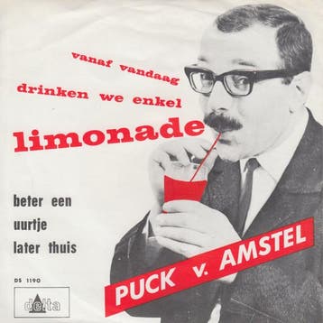 vinyl single 7 inch - Puck v. Amstel - Vanaf Vandaag Drin..., Verzenden, Zo goed als nieuw, 7 inch, Nederlandstalig