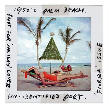 Slim Aarons (1916–2006) - Palm Beach Idyll Slide Print