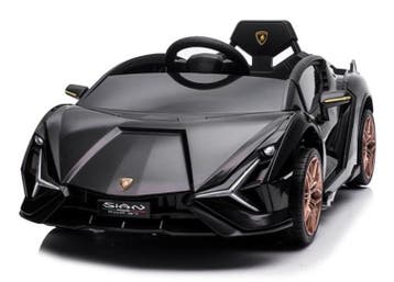 Kinderauto, LAMBORGHINI SIAN zwart, RC , multimedia, Ophalen of Verzenden, Nieuw