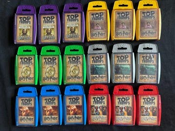 Top Trumps Harry Potter - 18 Mixed collection - Near Mint, Verzamelen, Nieuw