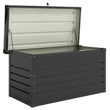 Metalen Tuinbox 350L Kussenbox Met Dubbelwandige Deksel 120, Verzenden, Nieuw