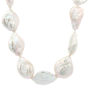 Parel collier met gouden sluiting 14 kt, Ophalen of Verzenden, Nieuw